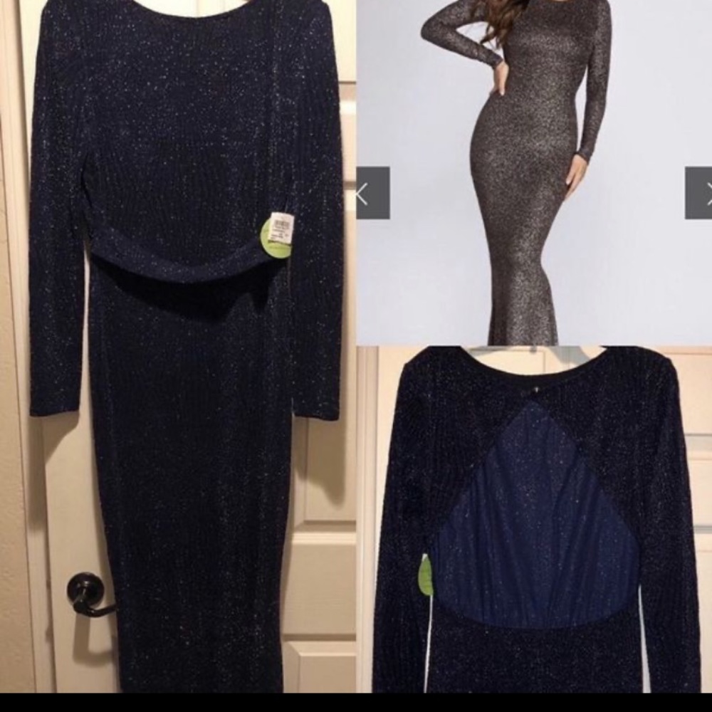 Purple shimmery dress